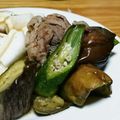 maaaaaaaa♪'s cooksnap of when they made なすとオクラと豚肉のこってり丼.