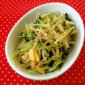 uzu1118's cooksnap of when they made 大豆もやしと水菜のナムル♪.