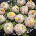 ブラピーママ's cooksnap of when they made 皮ナシしゅうまい.