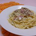 赤い電話's cooksnap of when they made ＊褒められ♡絶品カルボナーラ＊.