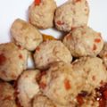 チョコ0604's cooksnap of when they made 離乳食後期～ 鶏ミンチでミートボール.