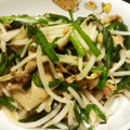 サトモユリア's cooksnap of when they made 豚バラとニラともやしの炒め物.