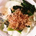 かりんママ♡'s cooksnap of when they made 新玉ねぎとほうれん草の卵黄のせサラダ.