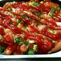 らぶKitty☆'s cooksnap of when they made ポテト、ウインナーお野菜チーズ焼き★簡単.