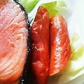 ユーロン's cooksnap of when they made しょうが焼き風ウインナー.