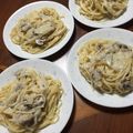ミスティーローズ's cooksnap of when they made ランチに 簡単 絶品！ クリームパスタ♪.