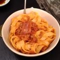 tyawas's cooksnap of when they made 手作りDE本格ミートソースフェットチーネ.