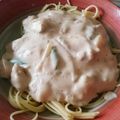 あいｾﾝｾｲ's cooksnap of when they made ☆鶏肉とアスパラのホワイトソースパスタ☆.