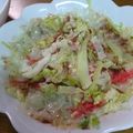 ppicari's cooksnap of when they made お餅とキャベツのお好み焼風～醤油味～.