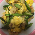 ★かおっち★'s cooksnap of when they made 海老とアスパラガスの卵炒め.