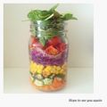 Ａｍｅｒｉ♡'s cooksnap of when they made メイソンジャーで♪夏野菜のジャーサラダ.
