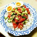 ポロポリん's cooksnap of when they made 夏だ！サルサなアジアン冷しうどん.