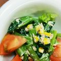 たぼーん's cooksnap of when they made 家にあるもので★小松菜粒マスタードあえ.