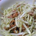 あやこ６１'s cooksnap of when they made ふわふわ納豆キャベツ.