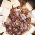 ななこ７１４'s cooksnap of when they made ピリ辛＊牛肉と豆腐のすき焼き風.