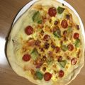 きらたーん's cooksnap of when they made アボカドとクリームチーズのピザ.