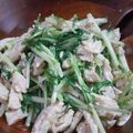 ★RAM☆'s cooksnap of when they made きゅうり・水菜・鶏のゴママヨサラダ.