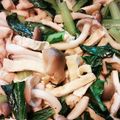 rara1113's cooksnap of when they made ほうれん草と油揚げの生姜焼き♡.