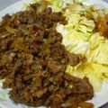 ミニチュアバジル's cooksnap of when they made プルコギ風牛肉炒め.