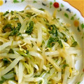 max4995's cooksnap of when they made もやしと空芯菜の新芽の胡麻和え.