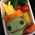 ﾘﾘｰｼﾞｬｽﾐﾝ's cooksnap of when they made 簡単！スティッチのスクランプ♡キャラ弁.