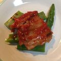 ラクラクダ's cooksnap of when they made アスパラキムチ.