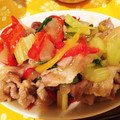 クック7HH0OM☆'s cooksnap of when they made ダイエットレシピ豚と夏野菜の柚子胡椒炒め.