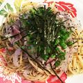 ☆ルシファー☆'s cooksnap of when they made 電子レンジで赤しそパスタ.