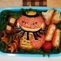 hiro＊ma's cooksnap of when they made 妖怪ウォッチ キャラ弁 やまタン.