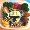 あ～おんちかった♪'s cooksnap of when they made ☆キャラ弁☆ニンニンジャー キニンジャー.