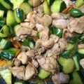 ☆ゆうちゃんママ☆♪'s cooksnap of when they made 鶏肉とパプリカ・キュウリでつやてり炒め.