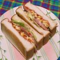 うに子's cooksnap of when they made 魚肉ソーセージのサンドイッチ.