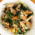 ☆こうへいママ☆'s cooksnap of when they made ほうれん草と豚肉の簡単炒め♪.
