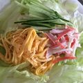 pkriiiiiii's cooksnap of when they made 細うどんで！冷やし中華.