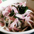 viennaplaza's cooksnap of when they made 新たまねぎとわかめの酢の物.