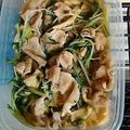 ひひひーーー's cooksnap of when they made 水菜と豚肉で簡単一品♡.
