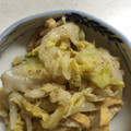 娘にゃんこ's cooksnap of when they made キャベツと油揚げの胡麻和え.