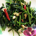 料理わ苦手's cooksnap of when they made 空芯菜のタイ風炒め.