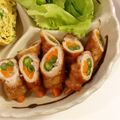 sakura99's cooksnap of when they made ★弁当の定番★甘辛★野菜の肉巻き★.