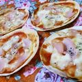 westerly's cooksnap of when they made 餃子の皮で♪簡単ピザ♡.