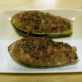 konp0629's cooksnap of when they made ｸﾞﾘﾙde茄子の肉詰めｸﾞﾗﾀﾝ.