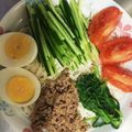 ゆきん373's cooksnap of when they made ❤肉味噌de　　　　　　おかずそうめん❤.