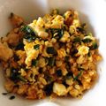 ☆SNOOPYさん☆'s cooksnap of when they made お弁当にも！すりろし人参とニラのいり豆腐.