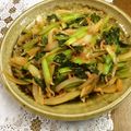 ももんじゃー's cooksnap of when they made ＊小松菜の桜海老炒め＊.