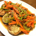 ゆーcha's cooksnap of when they made 野菜がごちそう♪茄子の南蛮漬け.
