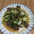 めると。's cooksnap of when they made 大根菜とこんにゃくの味噌炒め.