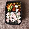 よーこ飯♡'s cooksnap of when they made 妖怪ウォッチ ひもじいキャラ弁.