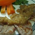 まみむーにぃ's cooksnap of when they made 豚ヒレ肉のソテー・和風オニオンソース.