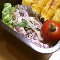 marilin36's cooksnap of when they made イカとエノキのゆかりマヨ和え.