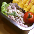 marilin36's cooksnap of when they made イカとエノキのゆかりマヨ和え.